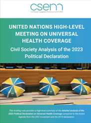 Civil Society Briefing Note on the Analysis of the 2023 Political Declaration on UHC