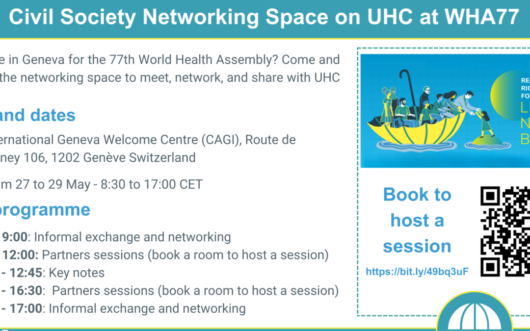 Protégé : Civil Society Networking Space on UHC – WHA77